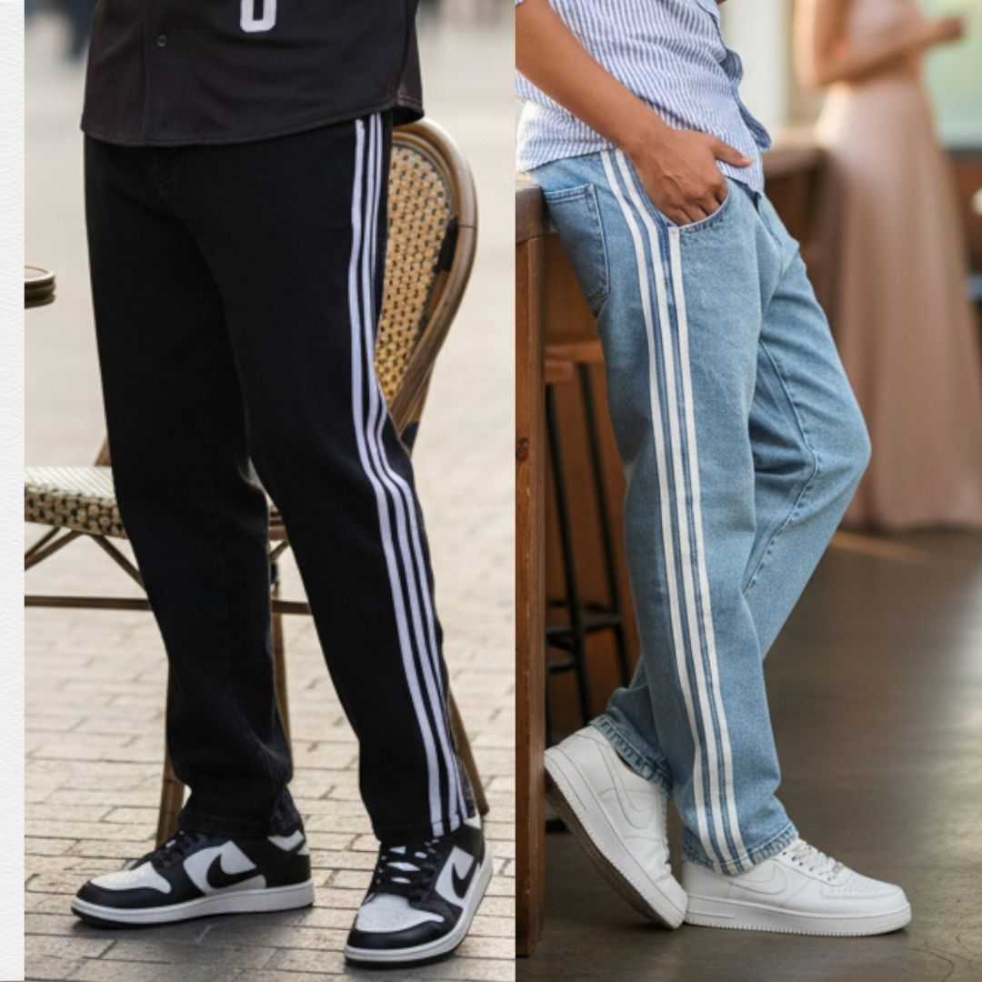 DENIM,JOGGER,PANT,(LIGHT,BLUE+BLACK)